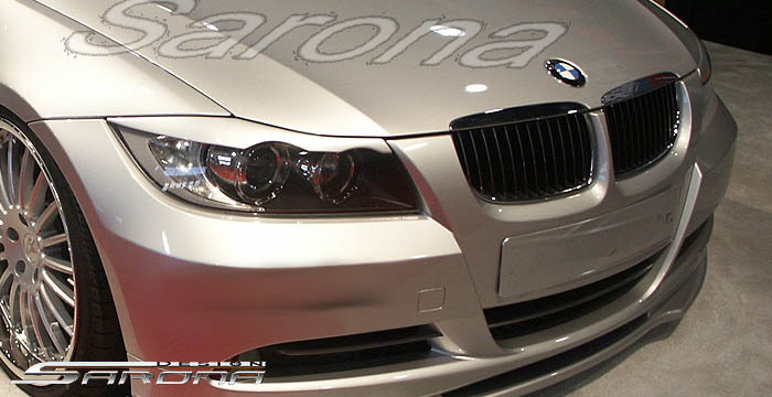 Custom BMW 3 Series Eyelids  Sedan (2007 - 2008) - $89.00 (Manufacturer Sarona, Part #BM-014-EL)